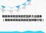 核酸單采和混采的區(qū)別多久出結(jié)果（核酸單采和混采的區(qū)別詳細(xì)介紹）