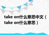 take on什么意思中文（take on什么意思）