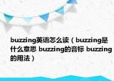 buzzing英語怎么讀（buzzing是什么意思 buzzing的音標(biāo) buzzing的用法）