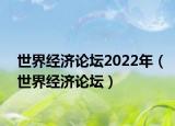 世界經(jīng)濟(jì)論壇2022年（世界經(jīng)濟(jì)論壇）