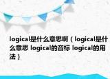 logical是什么意思?。╨ogical是什么意思 logical的音標 logical的用法）