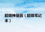 超級(jí)神基因（超級(jí)筆記本）