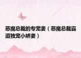 惡魔總裁的專寵妻（惡魔總裁霸道獨(dú)寵小嬌妻）