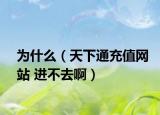 為什么（天下通充值網(wǎng)站 進(jìn)不去?。? /></span></a>
                        <h2><a href=