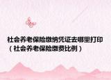 社會養(yǎng)老保險(xiǎn)繳納憑證去哪里打?。ㄉ鐣B(yǎng)老保險(xiǎn)繳費(fèi)比例）