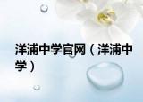 洋浦中學(xué)官網(wǎng)（洋浦中學(xué)）