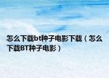 怎么下載bt種子電影下載（怎么下載BT種子電影）