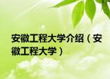 安徽工程大學(xué)介紹（安徽工程大學(xué)）