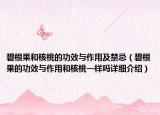 碧根果和核桃的功效與作用及禁忌（碧根果的功效與作用和核桃一樣嗎詳細(xì)介紹）