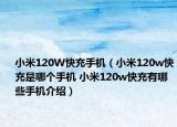 小米120W快充手機(jī)（小米120w快充是哪個手機(jī) 小米120w快充有哪些手機(jī)介紹）