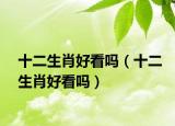 十二生肖好看嗎（十二生肖好看嗎）
