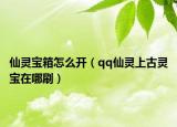 仙靈寶箱怎么開（qq仙靈上古靈寶在哪刷）