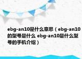 ebg-an10是什么意思（ebg-an10的型號是什么 ebg-an10是什么型號的手機介紹）