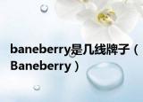 baneberry是幾線牌子（Baneberry）