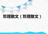 哲理散文（哲理散文）