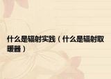 什么是輻射實踐（什么是輻射取暖器）