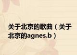 關(guān)于北京的歌曲（關(guān)于北京的agnes.b）