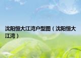 沈陽恒大江灣戶型圖（沈陽恒大江灣）