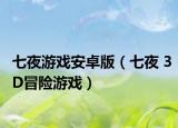七夜游戲安卓版（七夜 3D冒險(xiǎn)游戲）