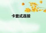 卡套式連接