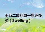 十萬二厘利息一年還多少（Swelling）