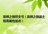 巫師之怒符文弓（巫師之怒戰(zhàn)士坦克屬性加點(diǎn)）