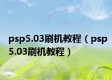 psp5.03刷機教程（psp5.03刷機教程）