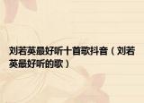 劉若英最好聽十首歌抖音（劉若英最好聽的歌）