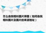 怎么查找相似圖片原圖（如何查找相似圖片及圖片的來源地址）