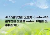 AL10是華為什么型號（noh-al10是華為什么型號 noh-al10是什么手機(jī)介紹）