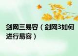 劍網(wǎng)三易容（劍網(wǎng)3如何進(jìn)行易容）