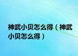 神武小貝怎么得（神武小貝怎么得）