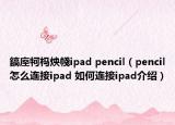 鎬庢牱榪炴帴ipad pencil（pencil怎么連接ipad 如何連接ipad介紹）