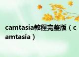 camtasia教程完整版（camtasia）