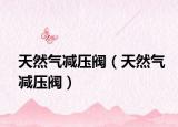 天然氣減壓閥（天然氣減壓閥）
