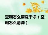 空調(diào)怎么清洗干凈（空調(diào)怎么清洗）