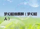 夢(mèng)幻超級(jí)麒麟（夢(mèng)幻超人）