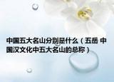 中國五大名山分別是什么（五岳 中國漢文化中五大名山的總稱）