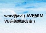 wmv轉(zhuǎn)avi（AVI轉(zhuǎn)RMVB完美解決方案）