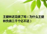 王健林還完債了嗎（為什么王健林負(fù)債三千個(gè)億不還）