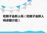 吃粽子會(huì)胖人嗎（吃粽子會(huì)胖人嗎詳細(xì)介紹）