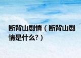 斷背山劇情（斷背山劇情是什么?）