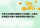 水果玉米減肥還是糯米玉米減肥（水果玉米和糯玉米哪個(gè)減肥效果好詳細(xì)介紹）