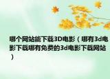 哪個網(wǎng)站能下載3D電影（哪有3d電影下載哪有免費的3d電影下載網(wǎng)站）