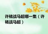 許褚戰(zhàn)馬超哪一集（許褚戰(zhàn)馬超）