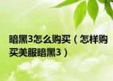 暗黑3怎么購買（怎樣購買美服暗黑3）