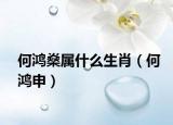 何鴻燊屬什么生肖（何鴻申）