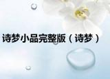 詩夢小品完整版（詩夢）