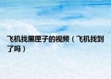 飛機找黑匣子的視頻（飛機找到了嗎）