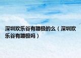 深圳歡樂谷有蹦極的么（深圳歡樂谷有蹦極嗎）